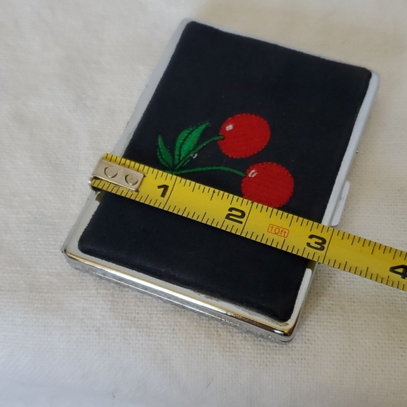 Embroidered Cherry ID Holder 🍒 - Picture 6 of 10
